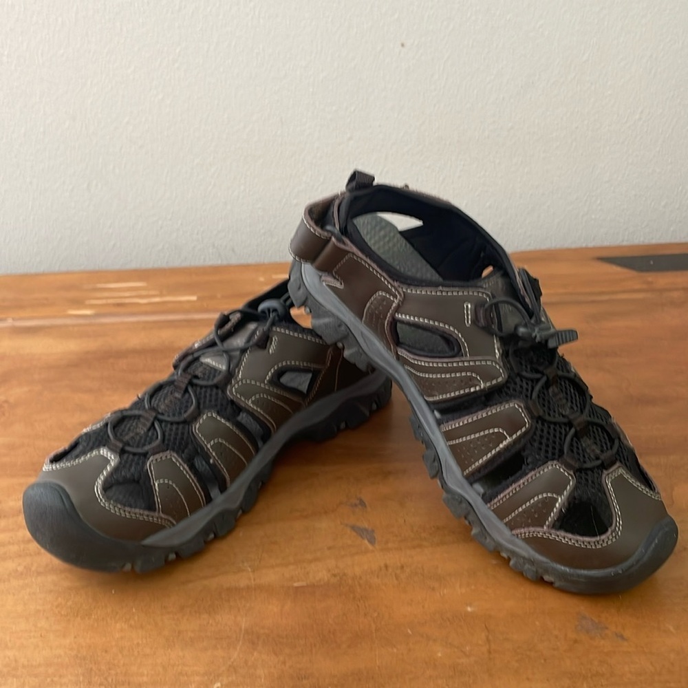 Eddie Bauer Men's Stewart Leather Fisherman Sandal - 9M